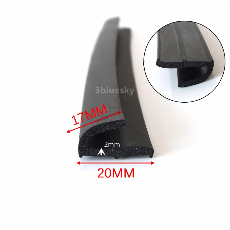 Custom EPDM Foam Rubber Angle Corner Protecor Edge Encloser Shield Collision Avoidance Gasket L Strip 17x20mm Black