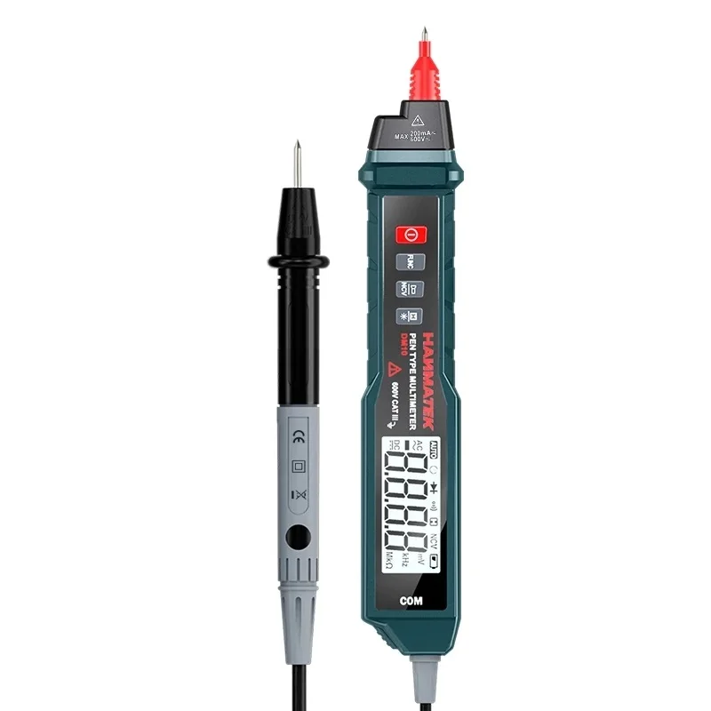 HANMATEK DM10 Pen-Type Non-contact Digital Multimeter Voltage ACV/DCV True RMS Test With LED Lighting Intelligent Voltmeter