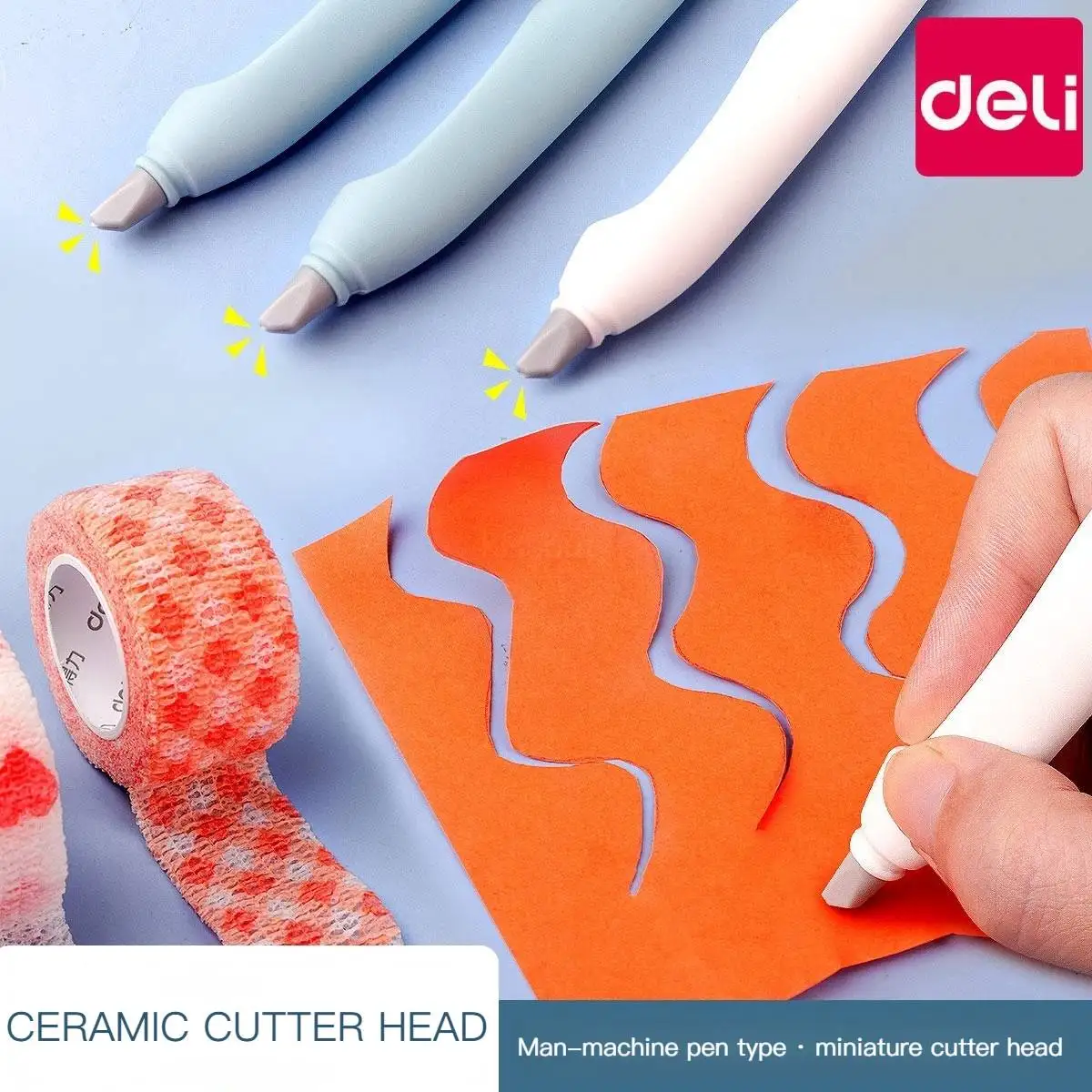 سكاكين القلم السيراميك القاطع سكّين متعدّد الاستخدامات للفن الدقة نحت سكين مايكرو قابل للسحب شفرة قطع الورق القرطاسية #5