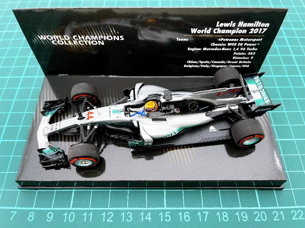 Minichamps 1:43 F1 W08 2017 Hamilton Special Edition Simulation Limited Edition Resin Metal Static Car Model Toy Gift