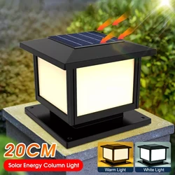1 Uds. Luz Solar para valla IP65 lámpara Solar para exteriores para decoración de jardín puerta valla pared patio cabaña lámpara Solar
