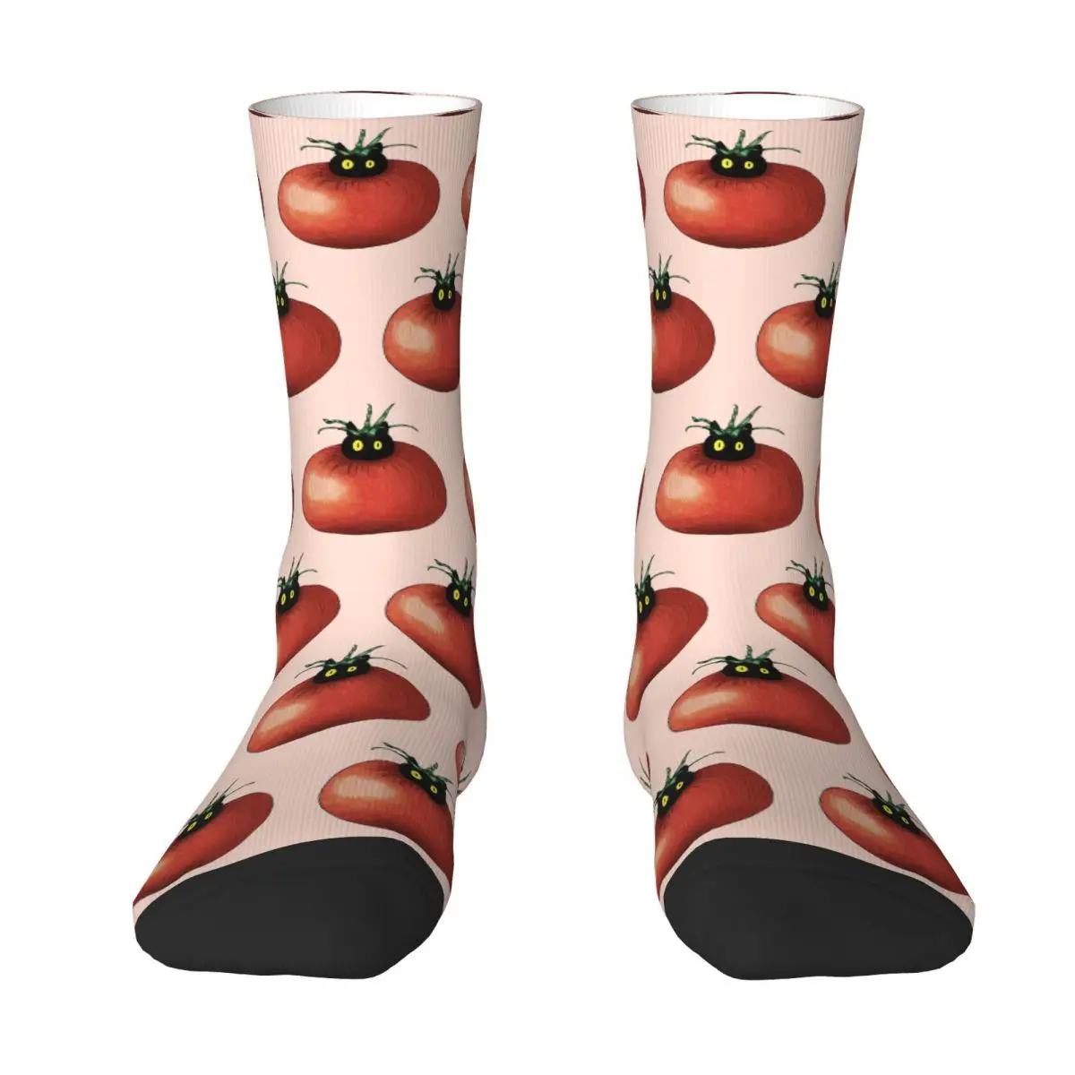 

Tomato Cat Socks Harajuku High Quality Stockings All Season Long Socks Accessories for Man's Woman's Birthday Present