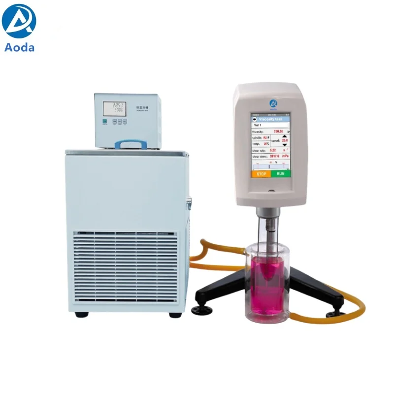 ราคาเครื่องวัดความหนืดแบบหมุนหน้าจอสัมผัส Ndj-8t สำหรับการทดสอบความหนืดของแอสฟัลต์ตามมาตรฐาน ASTM D4402