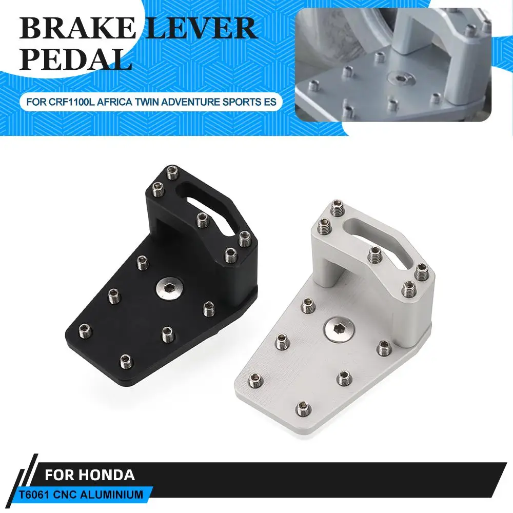 

Motorcycle Dual Control Brake Lever Pedal Tip Pad For Honda CRF 1100L CRF1100L Africa Twin Adventure Sports ES 2019-2024 2025