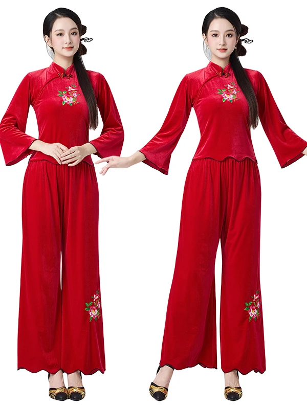 ensemble-de-tenue-de-danse-carree-en-velours-dore-nouveau-uniforme-de-sport-d'hiver-pour-groupe-grande-taille-vetements-de-danse-yangge-pour-personnes-d'age-moyen-et-agees