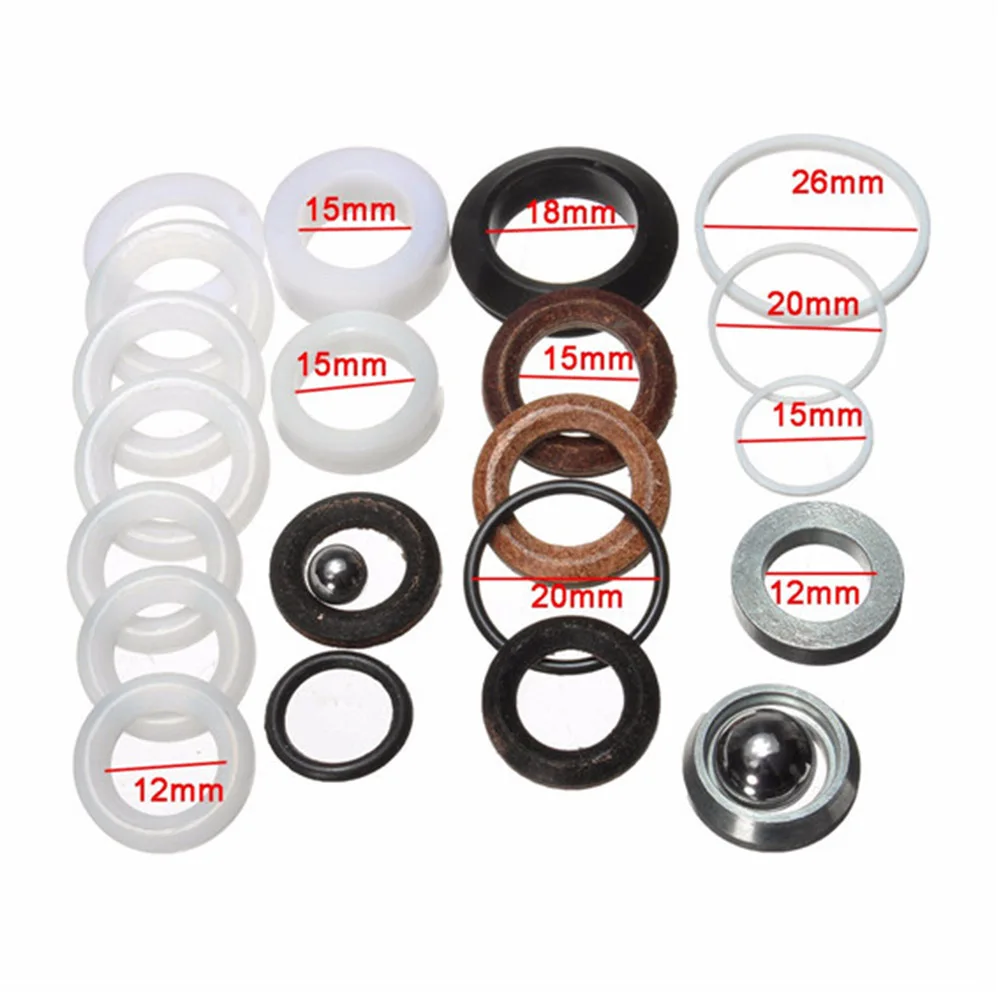 23pcs Paint Sprayer Seal Ring Repair Kit 13mm-29mm For Graco 390 395 490 495 595 For Paint Sprayer O Rings Gasket Repair Set