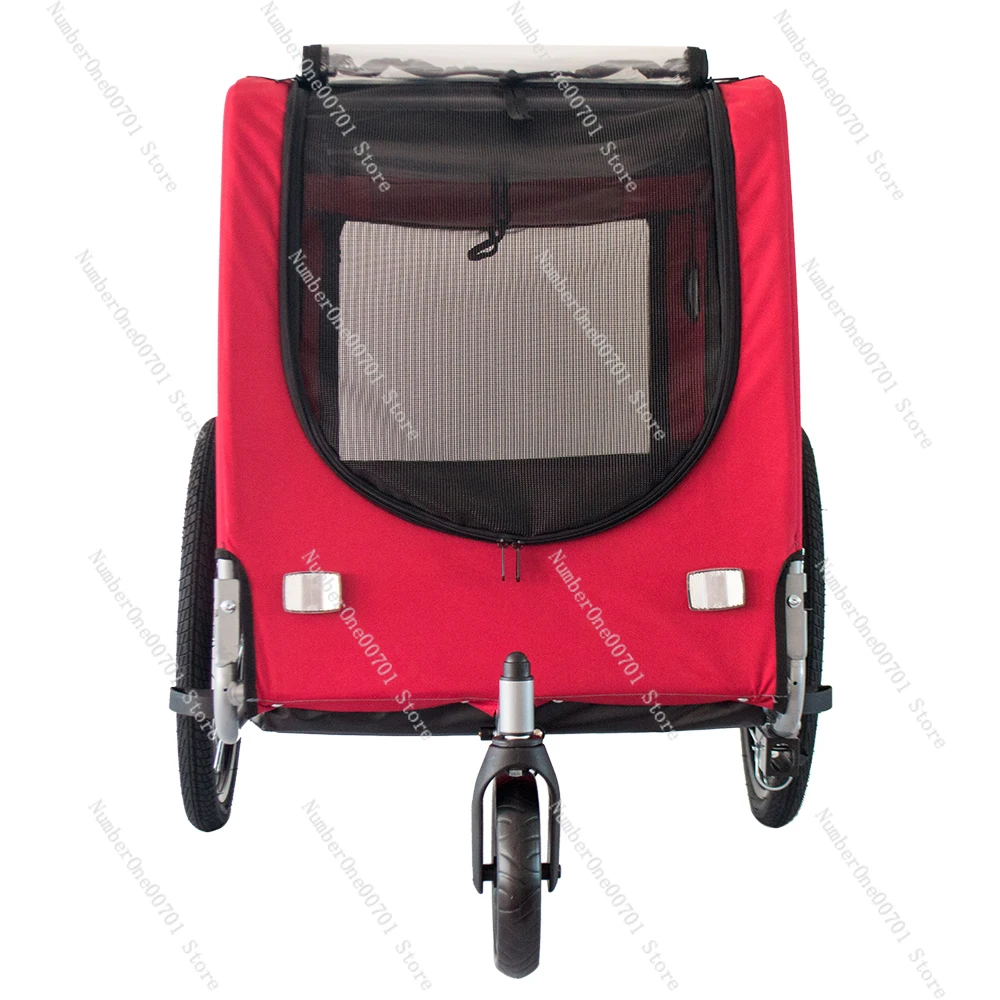 دراجة مقطورة الجملة دراجة الحيوانات الأليفة مقطورة M L XL حجم الكلب دراجة مقطورة الإفراج السريع وسهلة قابلة للطي 2 في 1 عربة