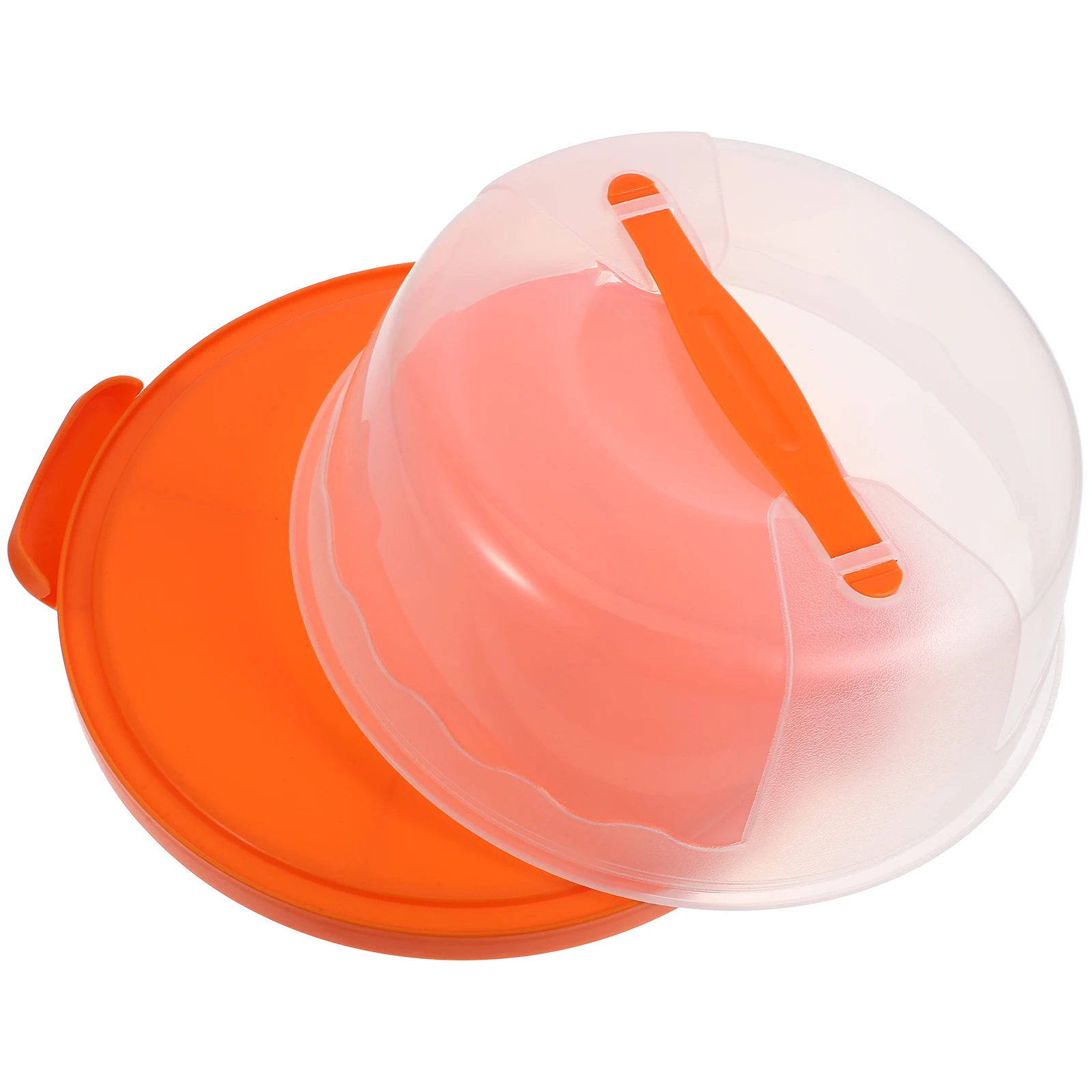 

6 Inch to 8 Inch Cake Preservation Box Reusable Plastic Container Round Carrier Travel Holder PP Material Optimal Freshness