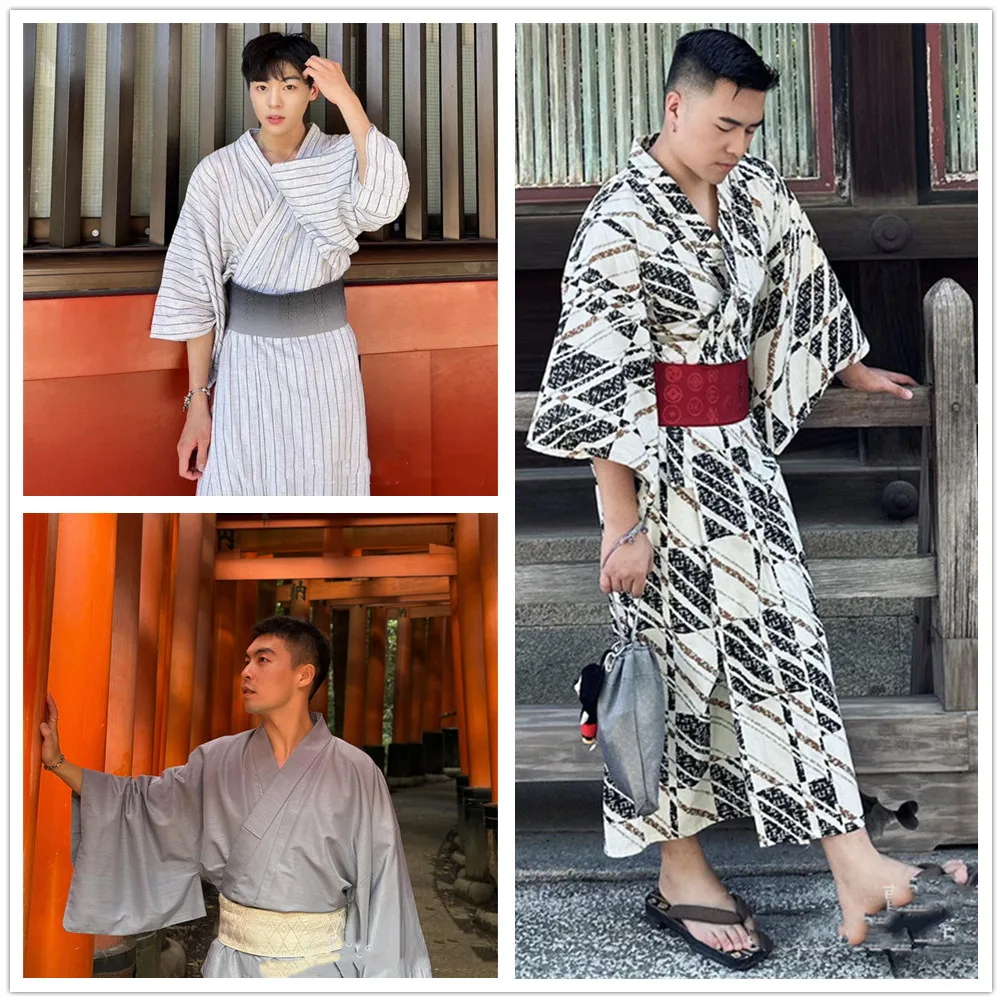 men's-japanese-long-kimono-cardigan-boys-samurai-costume-kimono-shirt-yukata-outer-cover