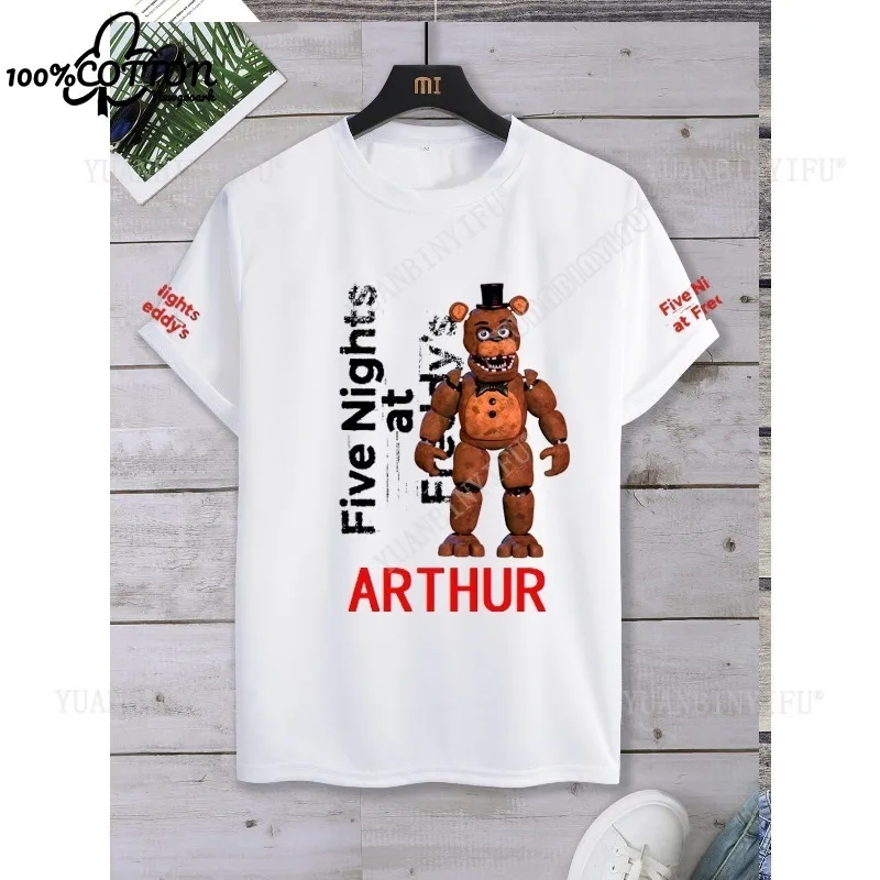 

Hipster Fashion Fnaf 2 Animatronics Five Nights A Street Shirt Print T Shirt 100% Cotton Unisex Loose Comfortable Hot Product
