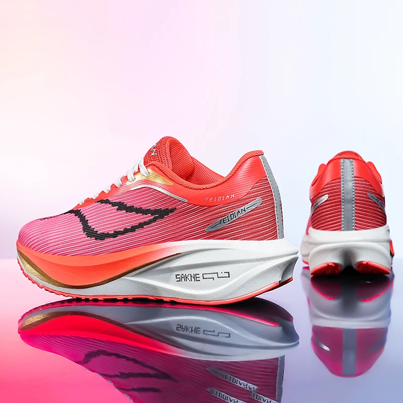 

Мужская спортивная обувь, легкие гоночные кроссовки из карбоновой пластины, зимняя амортизация, противоскользящие, износостойкие, дышащие.