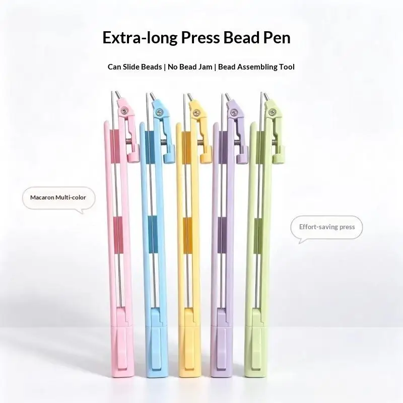 Handheld Storable Bead Pen Efficient 2.6mm Automatic Fuse Bead Pen Jam-Free Ergonomic Bead Placement Tool Pixel Puzzle
