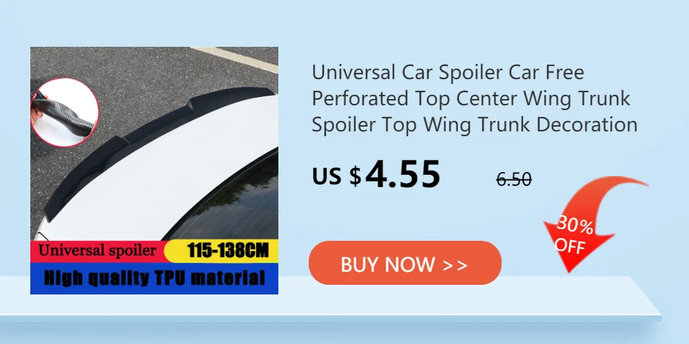 Spoiler Posteriore Universale In ABS Nero Lucido Per Auto Berline – Compatibile Seat Maxton MK1-MK7 (2000-2022)