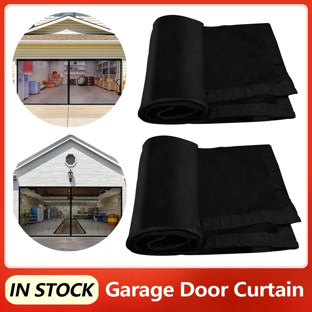 Garage Insect Net Door Curtain Portable Mosquito Net Invisible Anti-Mosquito Net Removable Washable for Pavilions Outdoor Tent