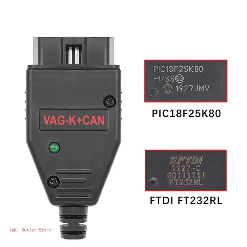 VAG-K+CAN 1.4 OBD2 Diagnostic Scanner Tool COM Cable