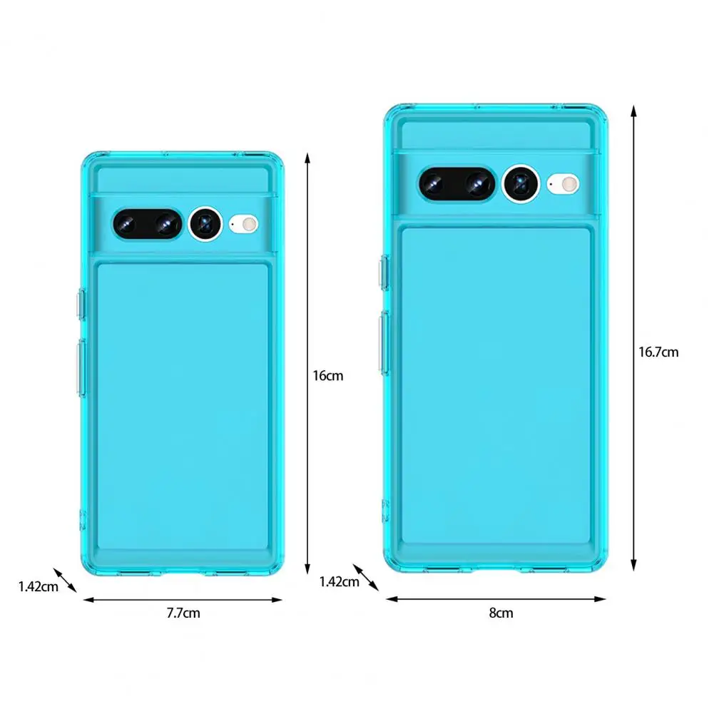 Convenient  Phone Case Soft Shell High Elasticity Phone Back Cover Anti-scratch Candy Color Mobile Phone Back Cover