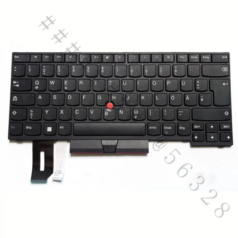 SSS+New German Layout Keyboard 5N20V43879 For Lenovo ThinkPad T14 P14S Gen1 Gen2 Laptop Backlit / Non-backlit
