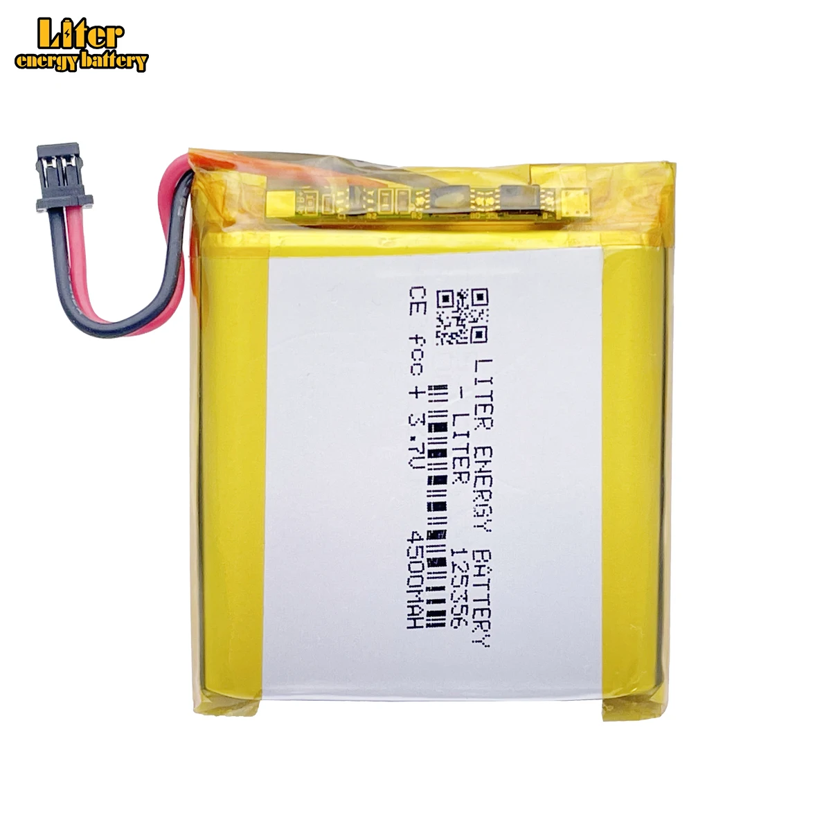 125356 3.7v 4500mah toy car battery lithium ion polymer rechargeable battery