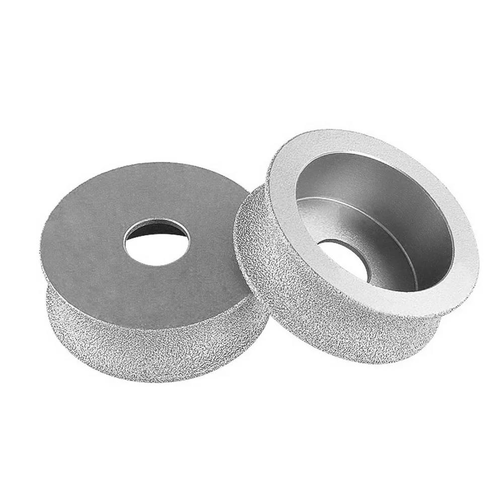 3-Zoll-Schleifscheibe Demi-Bullnose-Schleifscheibe zur Dekoration Präzises Schleifen Verschleißfester gelöteter Diamant