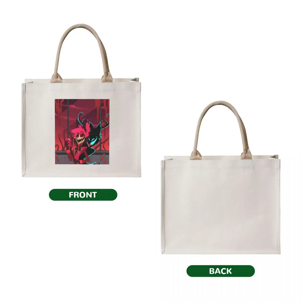 Alastor and his Shadow Tote Bag custom tote bag hand bags Women's shopping bag Women's shopper