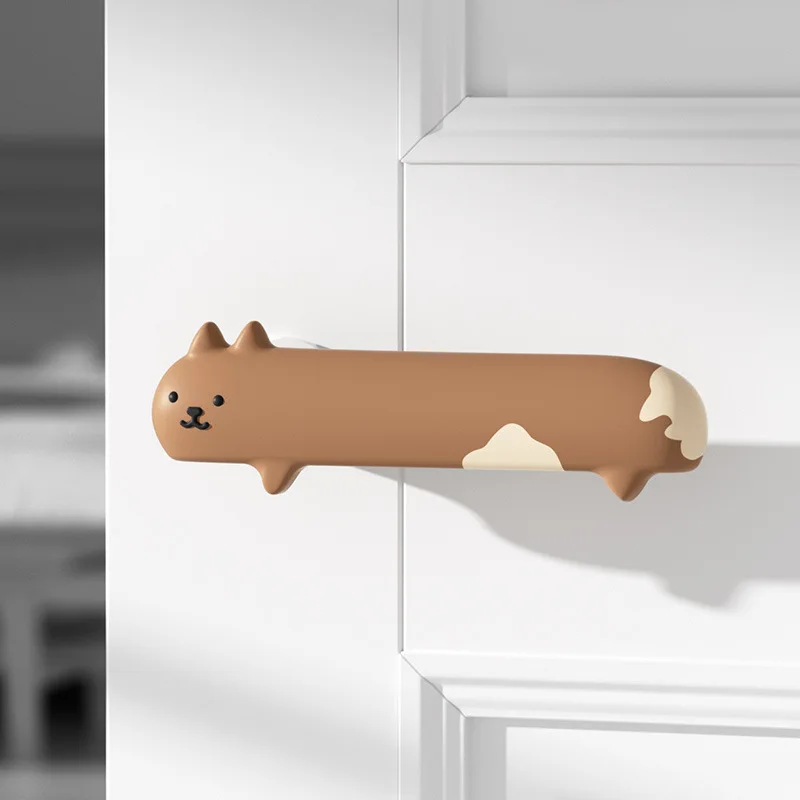 

Силиконовая дверная ручка, защитный чехол, дверь спальни, ручка для ванной комнаты, бесшумная утолщенная накладка для предотвращения столкновений, настенная крышка