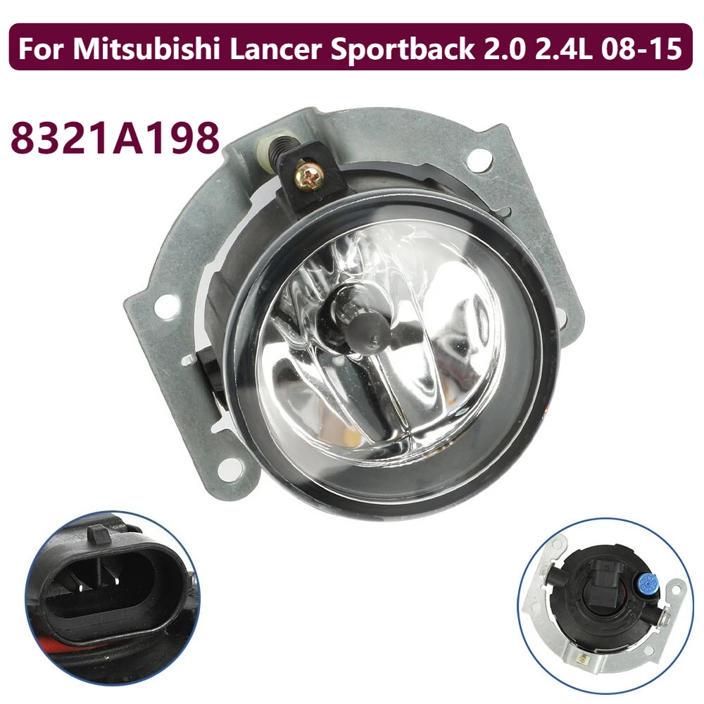 

8321A198 Front Fog Light Lamp L=R 08-15 For Mitsubishi Lancer Sportback 2.0 2.4L