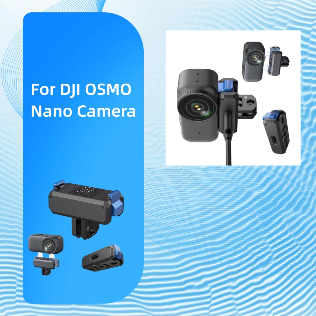 

For DJI OSMO Nano Camera, Magnetic Mount Charging Base ,Foldable Quick Release Adapter Bracket ，Camera Accessories