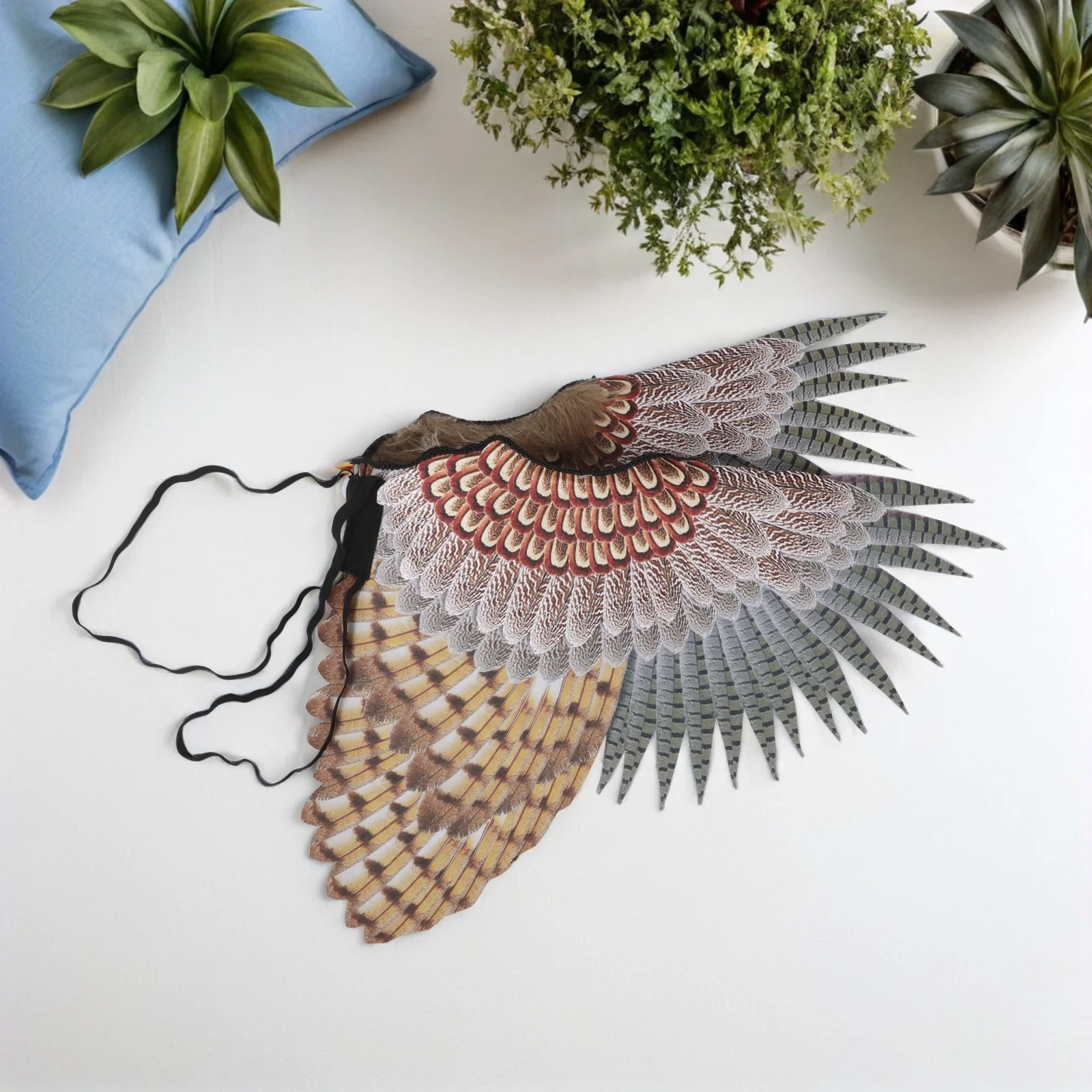 

Kids Owl Wings Costume Soft Wearable Bird Prop for Halloween Dress Up Birthday Party Performances Bird Capes Wearable Wings