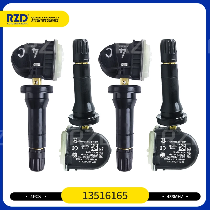 

For 2019 2020 2021 2022 Chevrolet Blazer Bolt Malibu Suburban Tahoe Aveo Malibu Car TIRE PRESSURE SENSOR 13516165 433MHz TPMS