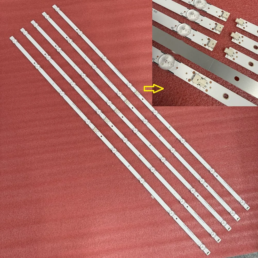 LED backlight Strip Bar 8LED For Samsung UE50NU7002U UN50NU7095G UN50NU7095GXZS UN50TU7090G