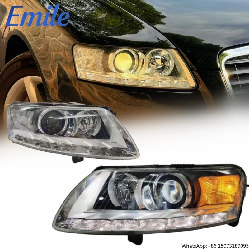 

Фара ксеноновая для Audi A6 C6 2009-2011, аксессуары для A6, автомобильные фары для A6 4F, 4FD941003D, 4FD941004D