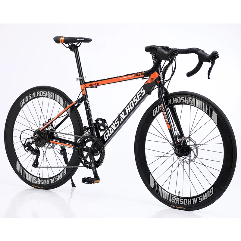 

2024 Road Bike Adult Full Aluminum Alloy Bicycleracing Bike 700C 21 Speed Road Bike Spoke Wheel Handlebar Outdoor Sports