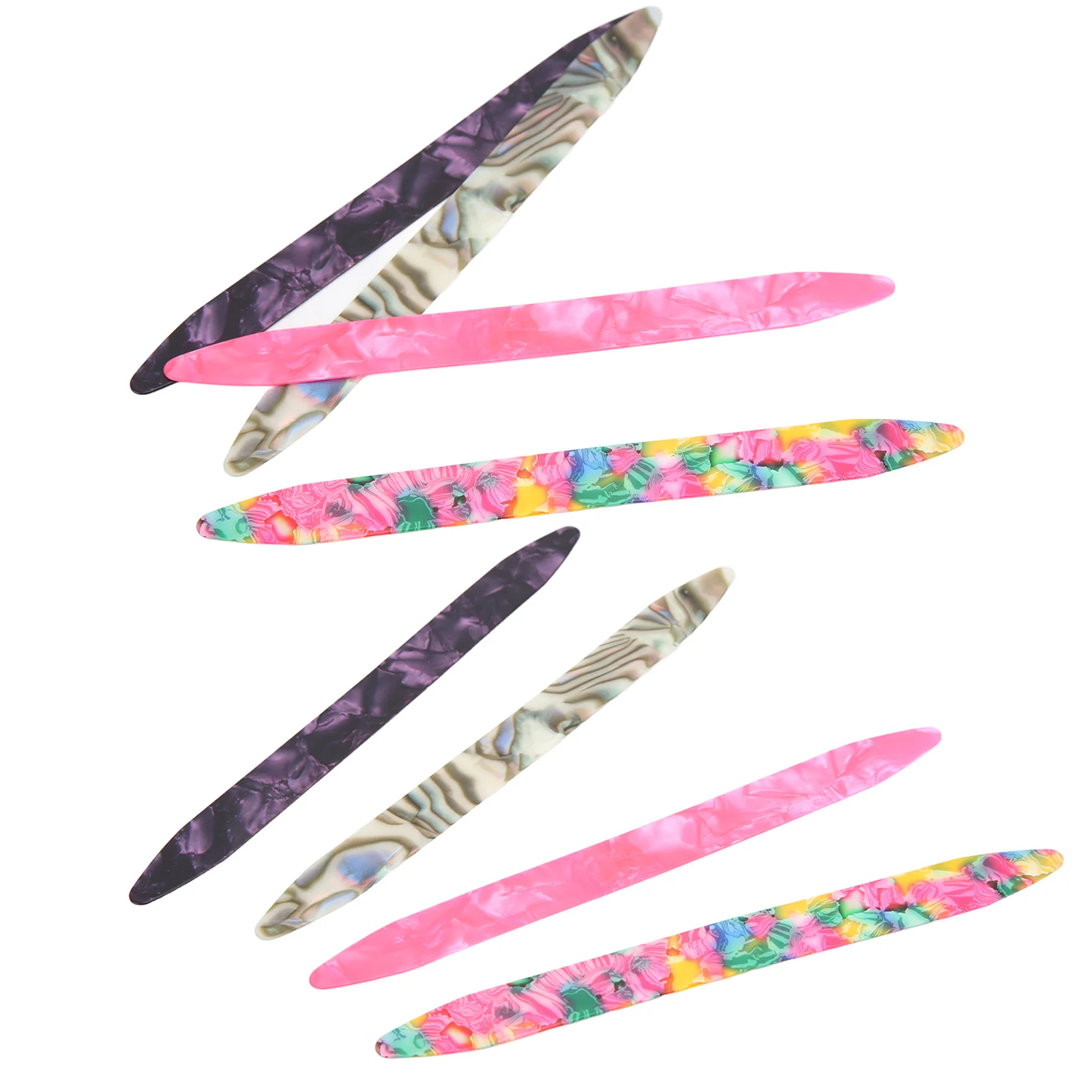 10 قطعة 0.71 مللي متر عود يختار السليلويد مرنة الريشة استبدال ل أداة نتفها السليلويد يختار استبدال المرنة #4