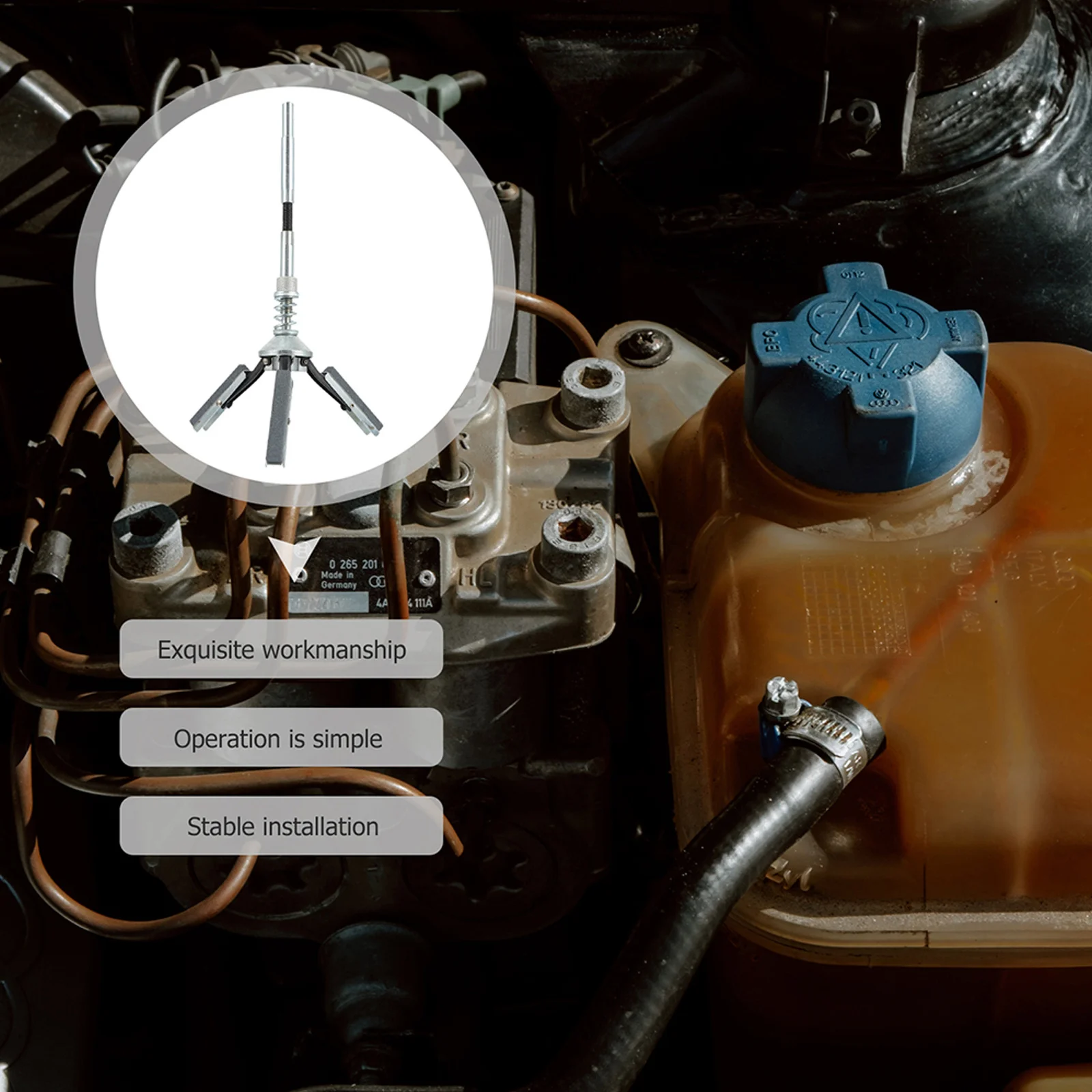 

1-1/8 Inch 19-64Mm Brake Cylinder Hone Tool For Car Engine Cylinder Polishing Rust Removal Spring Adjusting Nut Auto