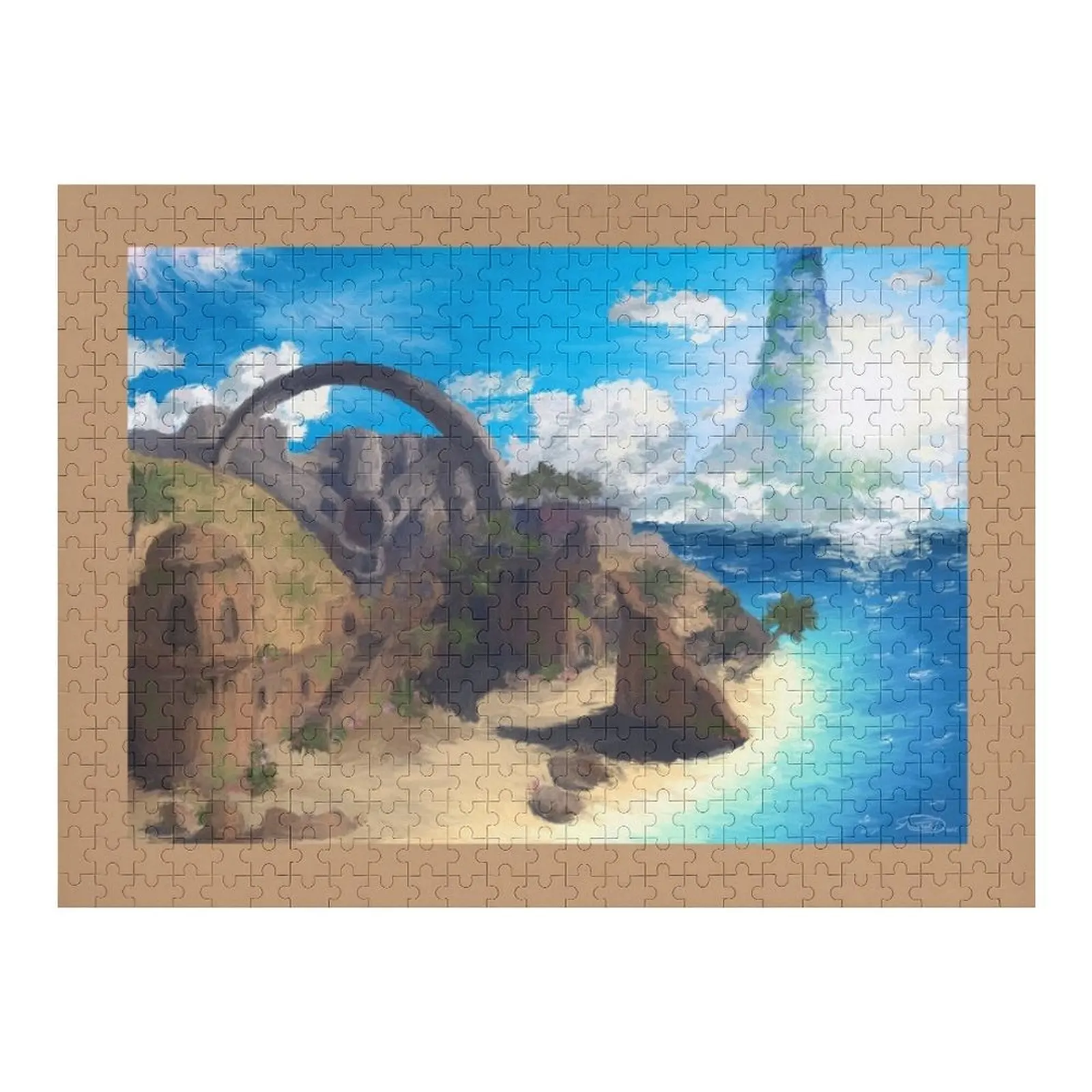 Пазл-пазл «импрессионист» Последний курорт, персонализированный для детей, персонализированный пазл с подарками для детей