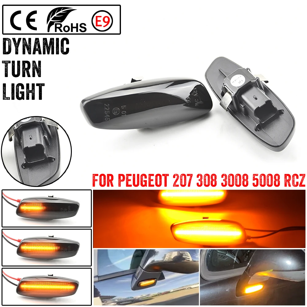 2PC Dynamic Led Sid…