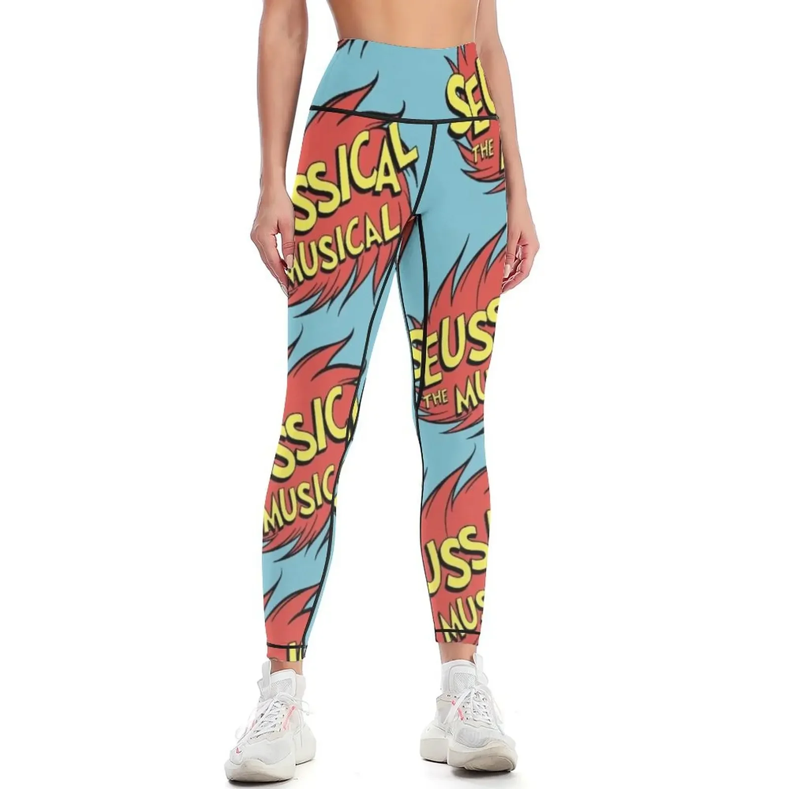 

Seussical the Musical logo Leggings sport set gym's sportswear Women's push up sports for push up Womens Leggings