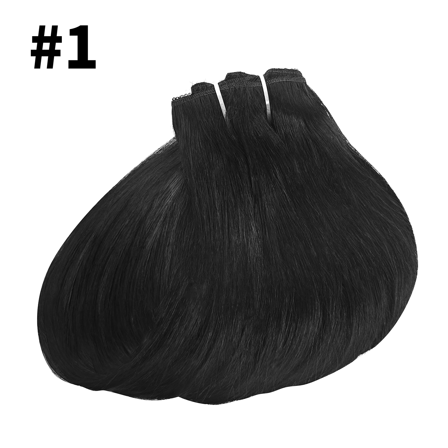 Clip in Hair Extensions, Deep Wave Real Human Hair