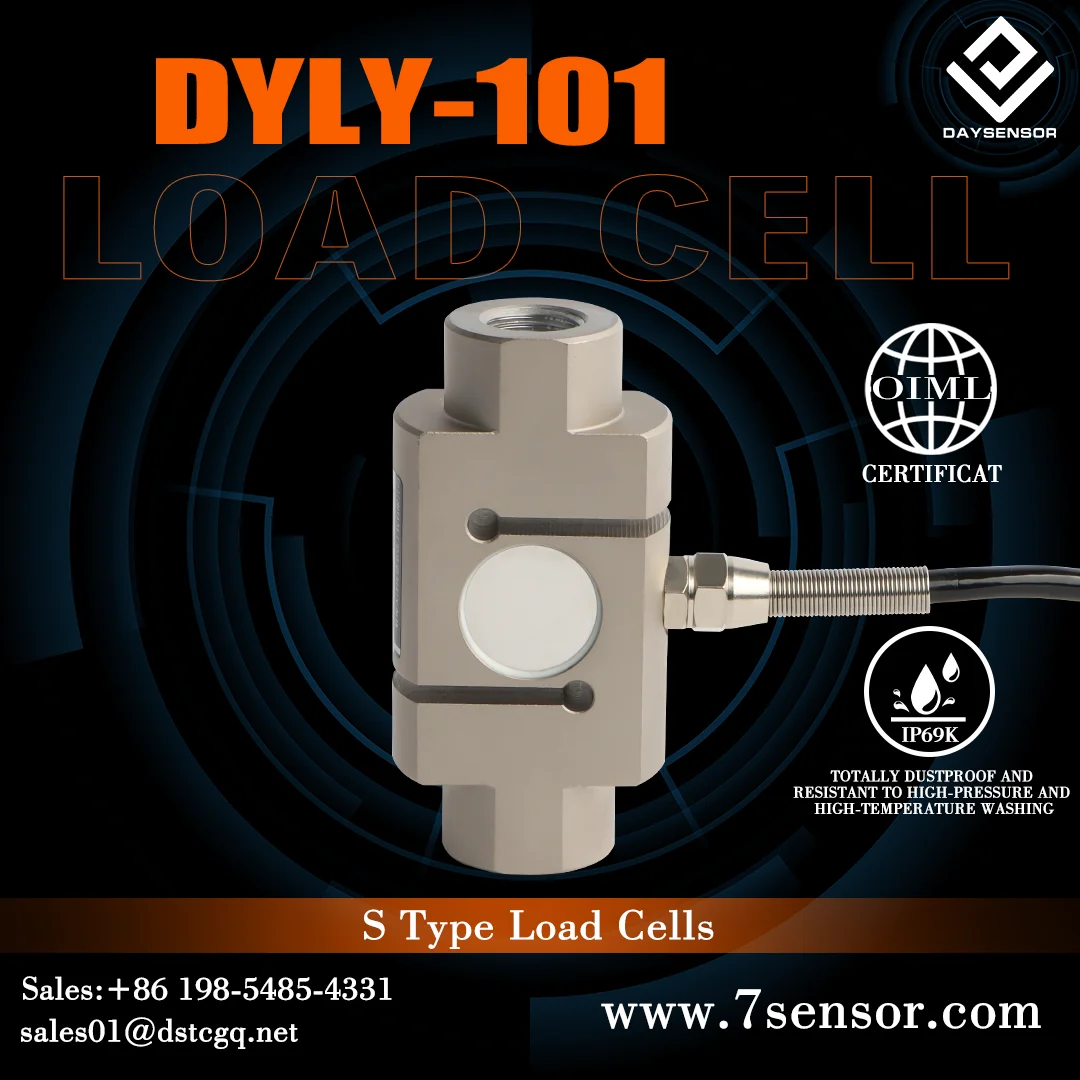 DYLY-101 S Type Load Cell 1000kg 200kg 5t 10t 20t High Precision Pressure Sensor for Weighing Scale
