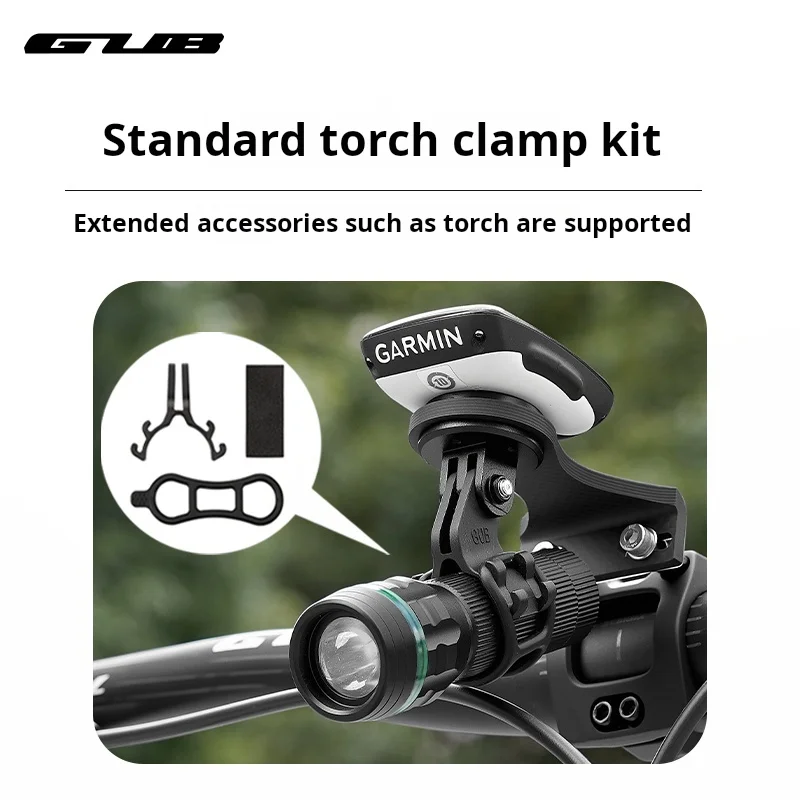 GUB – support de capuchon supérieur de tige d'ordinateur de vélo, support réglable d'angle 693 Compatible avec Garmin Edge Wahoo Bryton Cateye