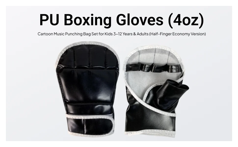 2x قفازات ملاكمة نصف اصبع خفيفة الوزن مفتوحة النخيل حامي اللكم قفازات ل الملاكمة الملاكمة التايلاندية الكاراتيه القتال Mma تجريب