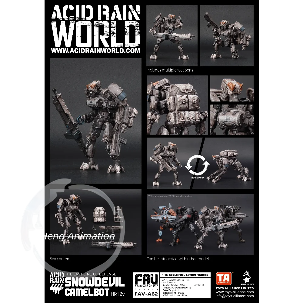 In Stock, Acid Rain 3.75 Inch 1:18 FAV-A62 Snow Ghost Camel Man A63 Viking Flea, Soldier, Figure, Collection, Ornament