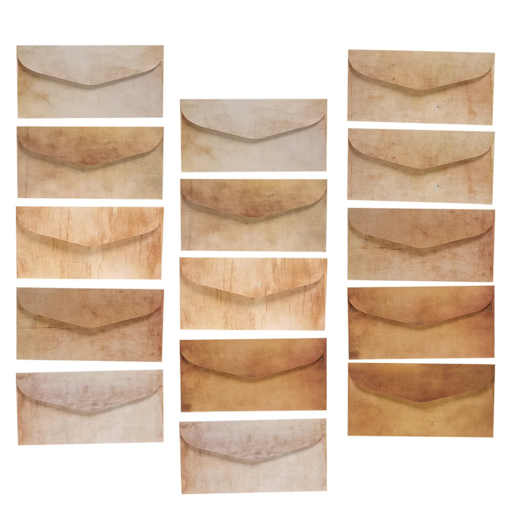 80 szt. Kopert w stylu vintage, eleganckie zaproszenia, dekoracje retro, wytrzymały materiał, artykuły na przyjęcie weselne, puste kartki, składane koperty