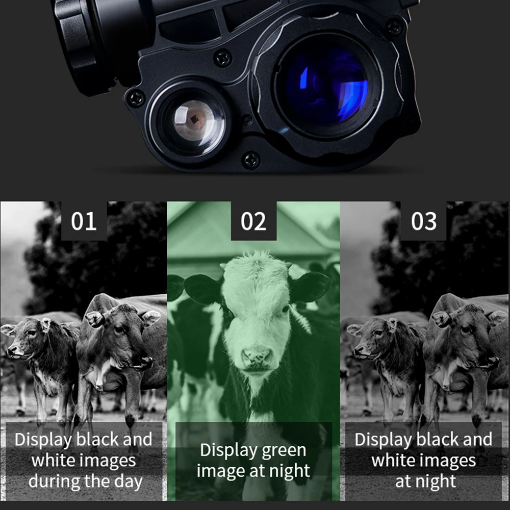 1X NVG 10 Helmet Mounted Day and Night Record Take Pictures Infrared Night Vision Hunting Scope