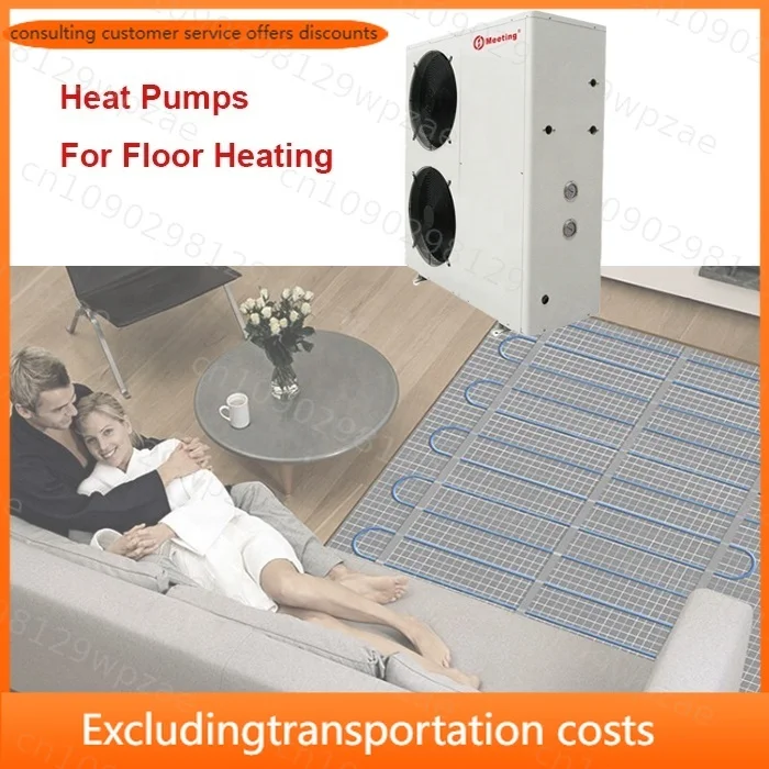 -25 Degree Low Temperature EVI Air Source Heat Pump Air to Water Warmepumpe WiFi Controller