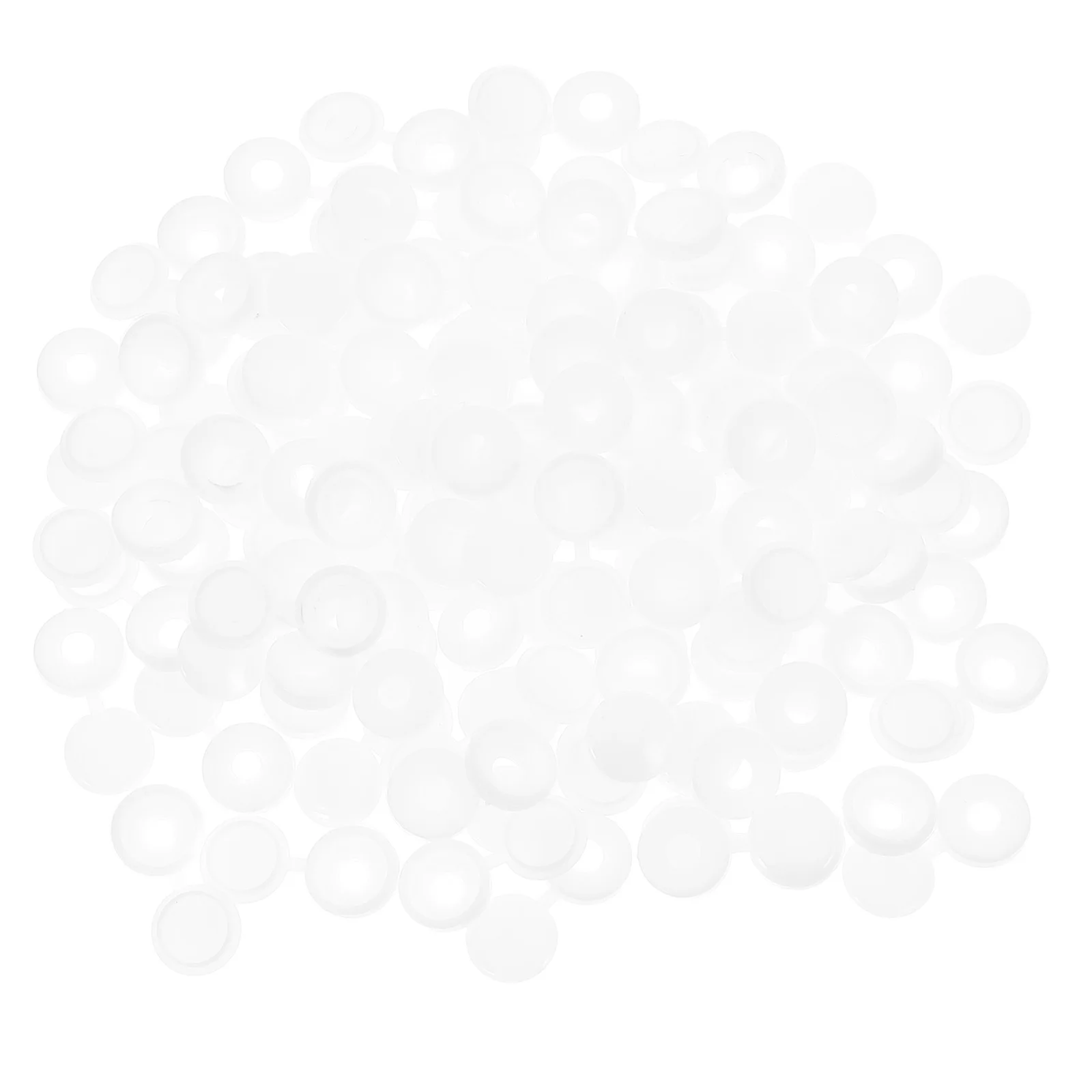 

Plastic Screw Caps Decorative Bolt Covers for Furniture M4 Self Tapping Waterproof White Snap Washer Hinged Fold