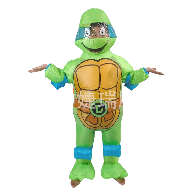 

TMNT Kids Inflatable Costume Standing Costume Child Adult Role-playing Fancy Halloween Mascot Party Apparel Cosplay Apparel Gift