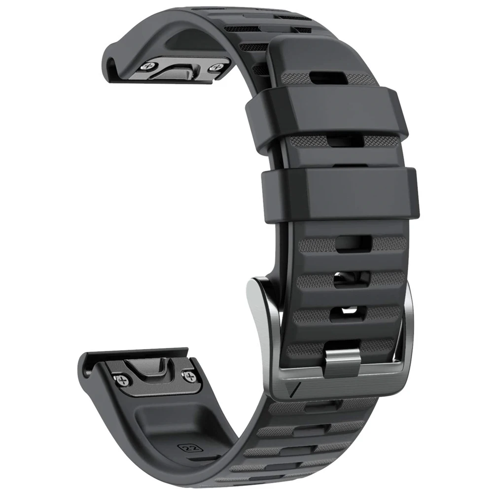 QuickFit 22 26 mm Silikonarmband für Garmin Fenix 8 51 mm E 47 mm 7X 7 6X Epix Pro Instinct 3 2X Forerunner 970 965 955 Uhrenarmband