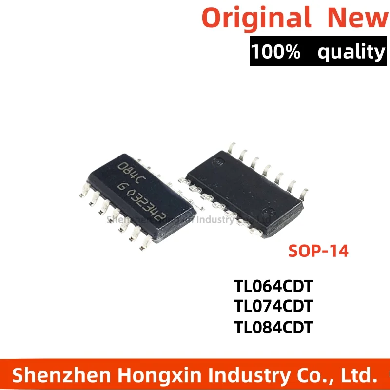 

10 pieces TL064CDT TL074CDT TL084CDT 064C 074C 084C SMT SOP-14 Four Input Operational Amplifier
