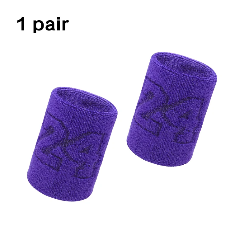 1 Pair Cotton Elastic Wristband Support Basketball Wrist Brace Wraps Men Kids Gym Fitness Weightlifting Powerlifting Tennis